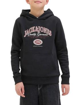 Felpa Jack and Jones Ari nera per bambino