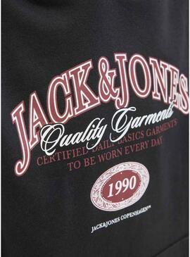 Felpa Jack and Jones Ari nera per bambino