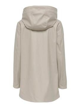 Impermeabile Only Elisa beige per donna.