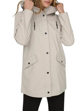 Impermeabile Only Elisa beige per donna.