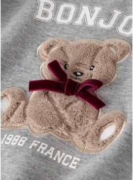 Felpa Name It Frear grigia per ragazza