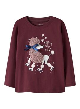 Maglietta Name It Frakerna granata per ragazza