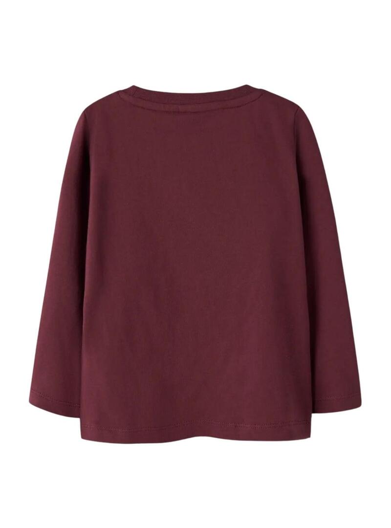 Maglietta Name It Frakerna granata per ragazza