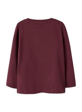 Maglietta Name It Frakerna granata per ragazza