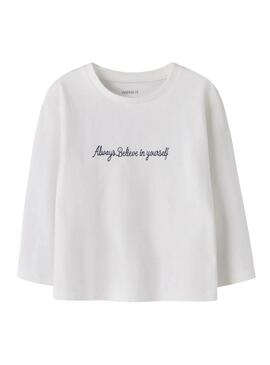 Maglietta Name It Frearaja bianca per bambina