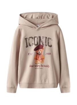 Felpa Name It Frycca beige per ragazza