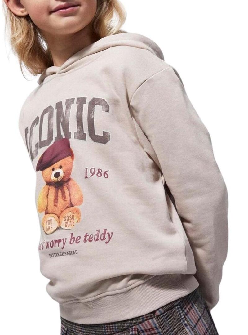 Felpa Name It Frycca beige per ragazza