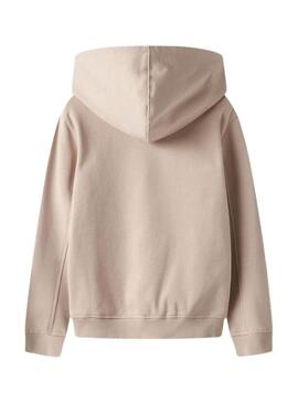Felpa Name It Frycca beige per ragazza