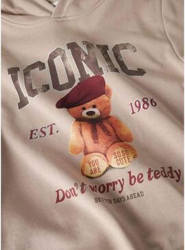 Felpa Name It Frycca beige per ragazza