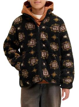 Giacca Jack and Jones Norrebro nera per ragazzi