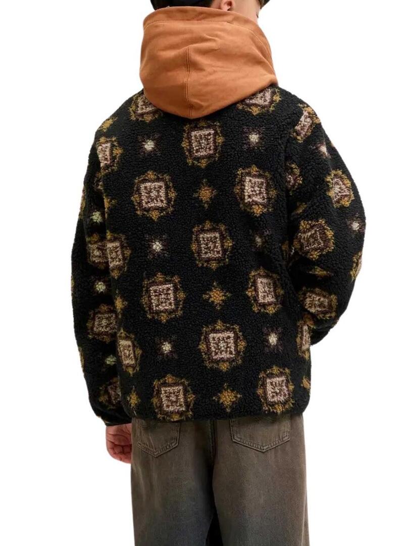 Giacca Jack and Jones Norrebro nera per ragazzi