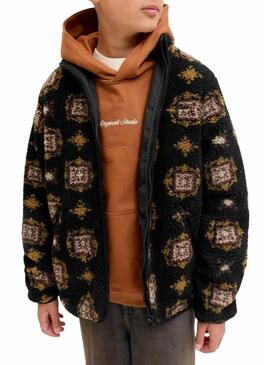 Giacca Jack and Jones Norrebro nera per ragazzi