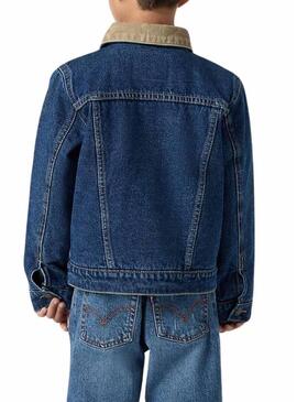 Giacca di jeans Levi's Trucker trapuntata per bambino.