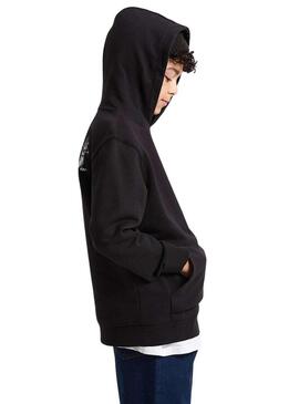 Felpa Vans By Board nera per bambino e bambina