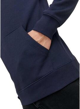 Felpa Jack and Jones blu scuro per uomo.