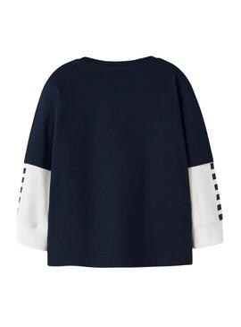 Maglietta Name It Richael blu per ragazzo