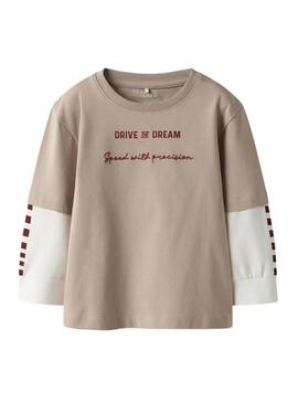 Maglietta Name It Richael beige per bambino