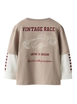 Maglietta Name It Richael beige per bambino