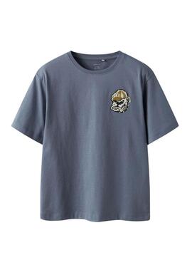 Maglietta Name It Sato blu per bambino