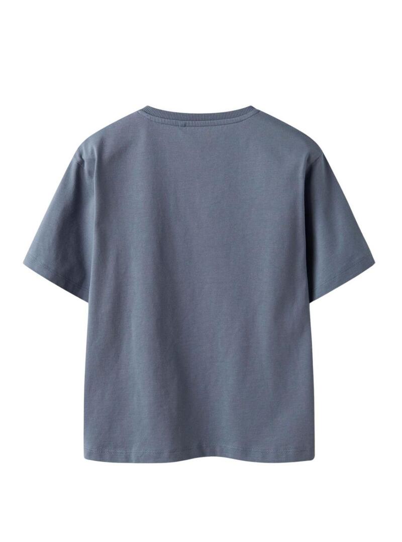 Maglietta Name It Sato blu per bambino