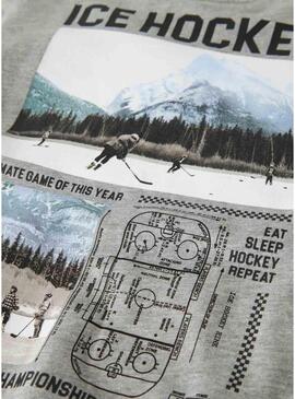 Felpa Name It Saul grigia per bambino.