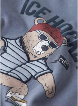 Felpa Name It Saxo blu per bambino