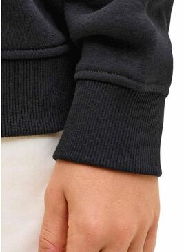 Felpa Jack and Jones Greene nera per bambino.