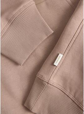 Felpa Jack and Jones Midtown beige per uomo