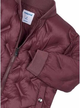 Giacca bomber granata Mayoral per bambino e bambina