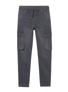 Pantaloni cargo grigi per bambino Mayoral