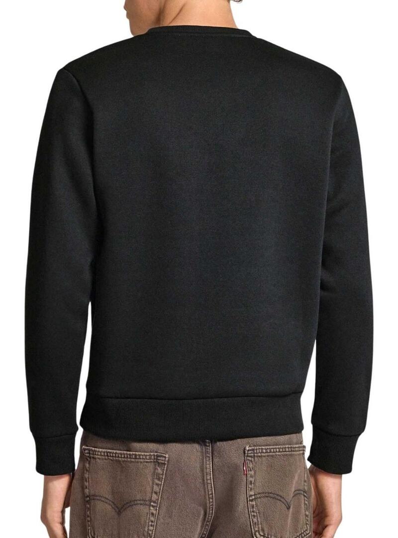 Felpa Jack and Jones Pam nera per uomo