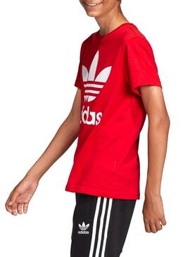 T-Shirt Adidas Trefoil Rosso