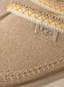 Ciabatte UGG Tasman Biarritz beige per donna