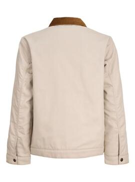 Giacca Jack and Jones Norrebro beige per bambino