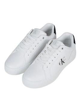 Sneakers Calvin Klein Jeans Classic Cupsole bianche da donna.