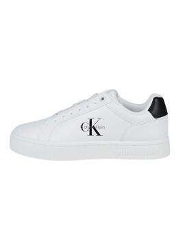 Sneakers Calvin Klein Jeans Classic Cupsole bianche da donna.