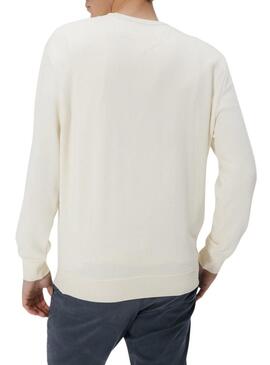 Felpa El Pulpo Ski bianca per uomo