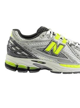 Scarpe da ginnastica New Balance U1960 bianche, grigie e verdi per uomo