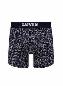 Confezione da 3 boxer Levis Giftbox in denim navy per uomo.