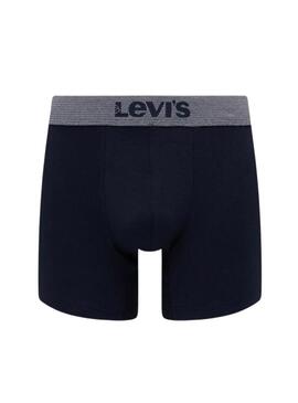 Confezione da 3 boxer Levis Giftbox in denim navy per uomo.