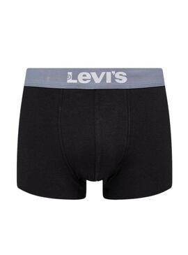 Confezione di 2 boxer Levis Minimal neri per uomo.