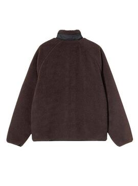 Giacca in pile Carhartt Prentis marrone da uomo