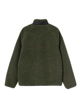 Giacca in pile Carhartt Prentis verde per uomo