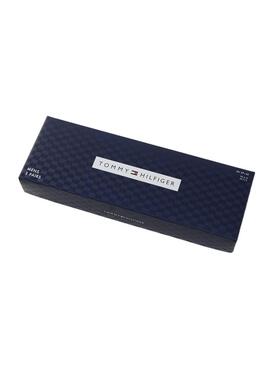 Confezione da 3 paia di calzini Tommy Hilfiger Giftbox blu marino per uomo.