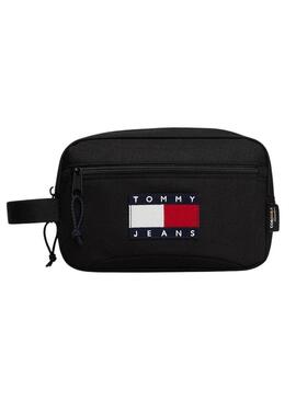 Necesser Tommy Jeans Archive Washbag nero per uomo