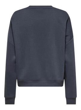 Felpa Only Onlsweat Life blu navy per donna