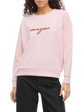 Felpa rosa Vila Visiffi per donna