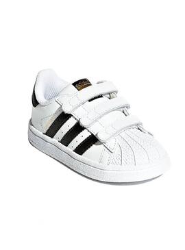 Sneaker Adidas Superstar Bambina bianche e Bambino