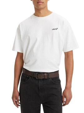 Cintura Levis fibbia metallica Seine marrone per uomo