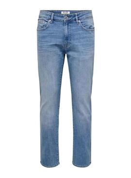 Pantaloni in denim Only and Sons Onsweft blu per uomo